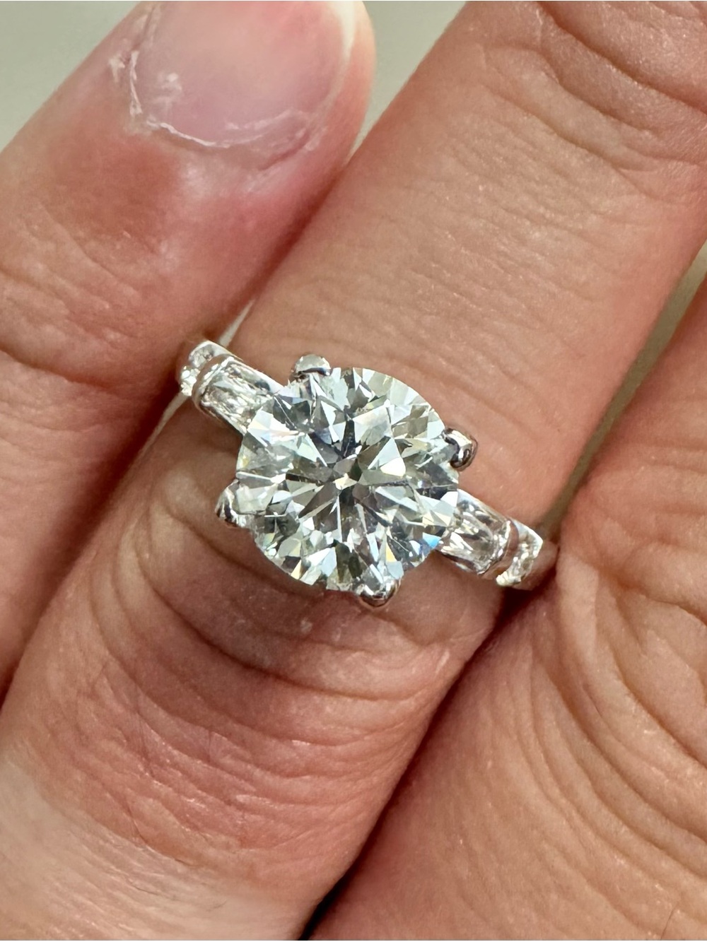 Platinum Lab Grown Diamond Engagement Ring from VERRAGIO
